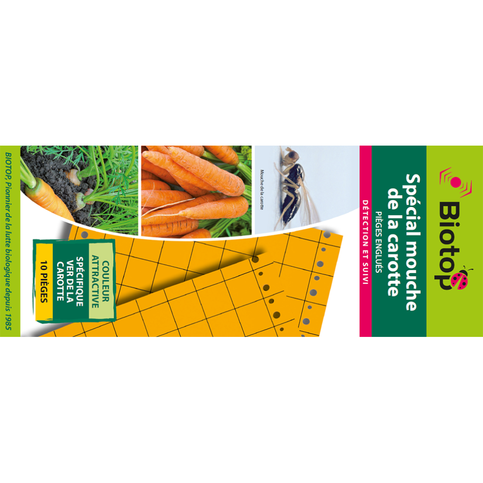 Piège englué orange  spécial mouche...