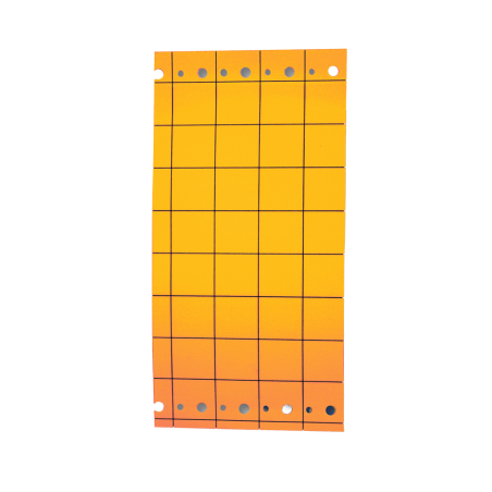 Piège englué orange  spécial mouche de la carotte, 25 cm x 10 cm