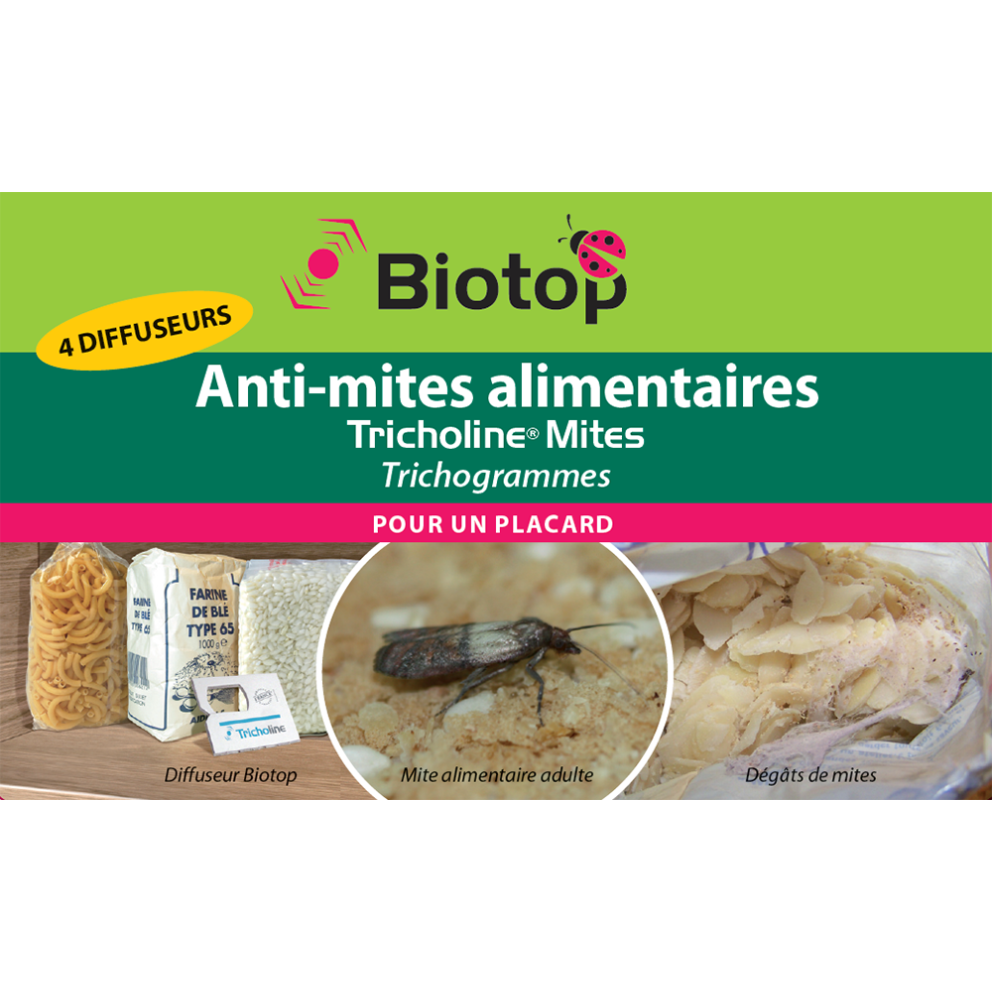 Anti-mites alimentaires, Trichogrammes