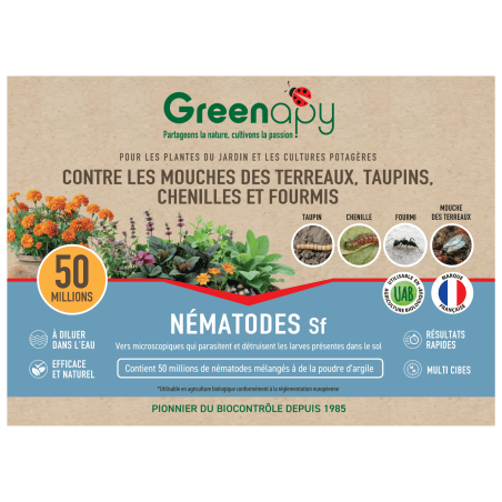 Anti-mouches des terreaux - Nématodes SF pour 50m²