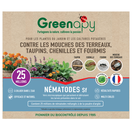 Anti-fourmis - Nématodes SF pour 25 fourmilières