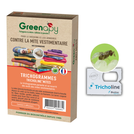 Anti-mites des vêtements, Trichogrammes