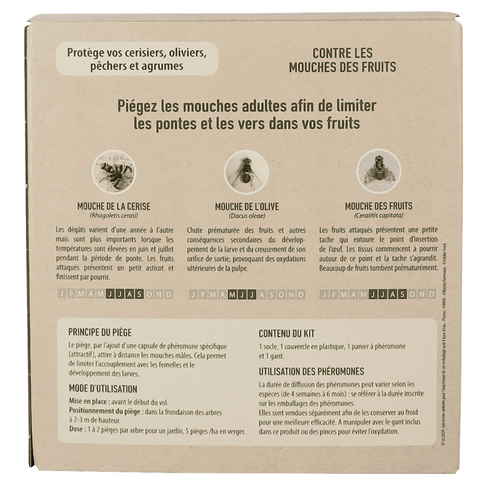 Piège à phéromones contre les mouches