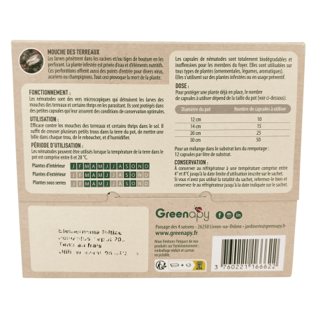 Nématodes SF contre les mouches du terreau